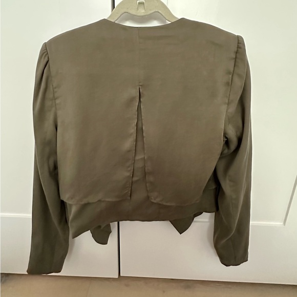 BCBMAXAZRIA Ania Double Layer Long Sleeve Open Front Blazer - Picture 2 of 5